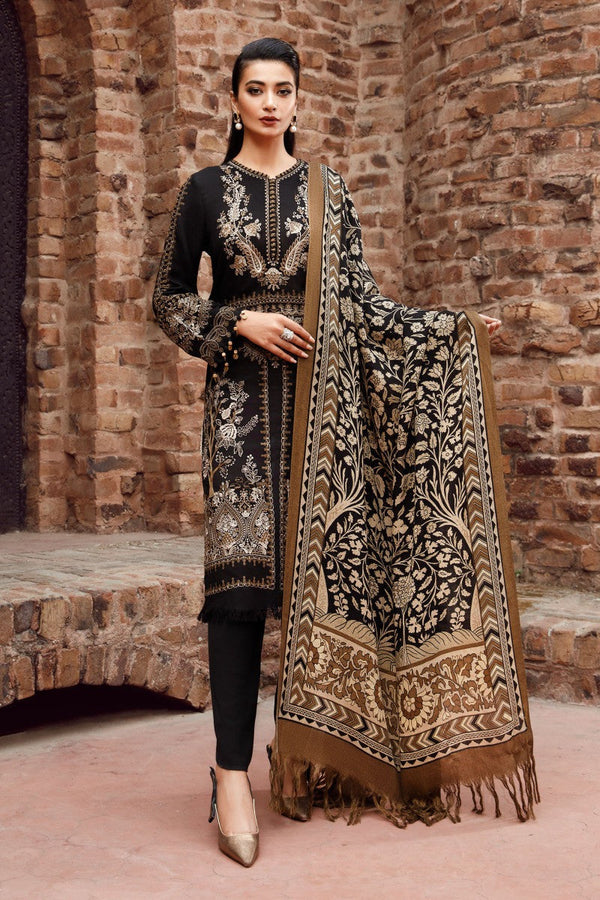 3PC Lawn Embroidered Shirt With Digital Printed Dupatta-308