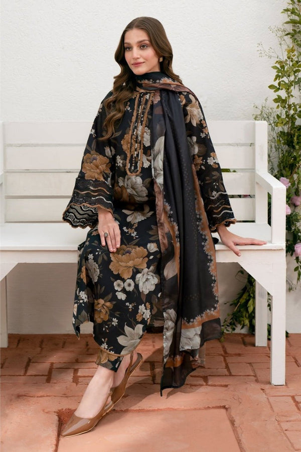 3PC Digital Printed Lawn Shirt With Digital Printed Dupatta-313